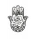 Flower Hamsa